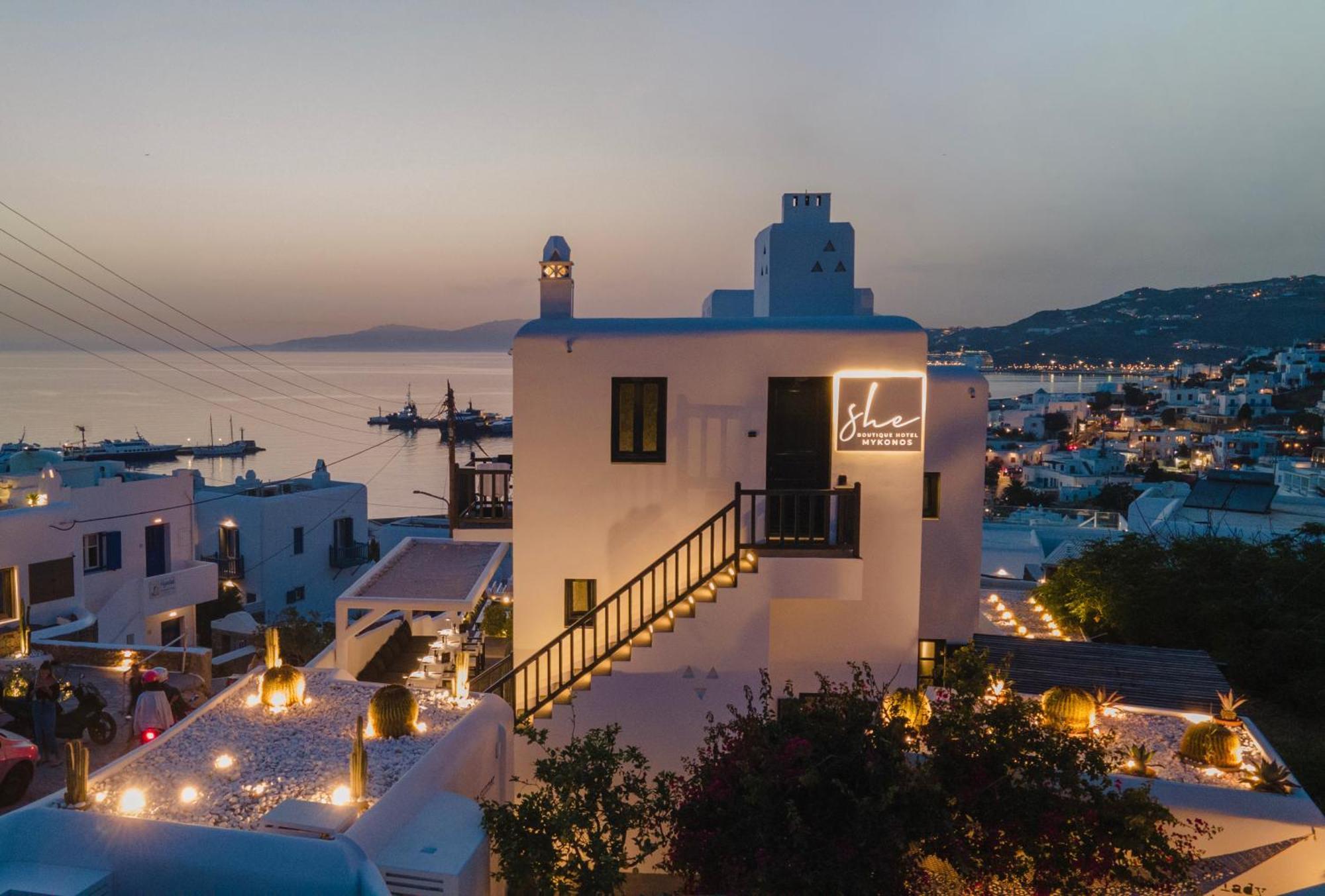 She Mykonos Boutique Hotel Mykonos Town Exteriér fotografie